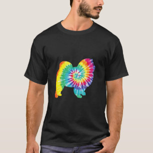 T-shirt Chien à teinture Hippie Chow Terrier Chien rétro