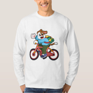 T-shirt Chien à vélo