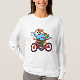 T-shirt Chien à vélo