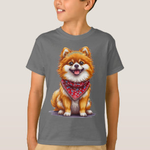 T-shirt Chien adorable Pomeranian