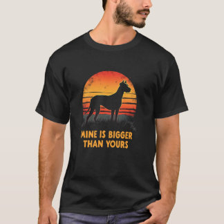T-shirt Chien Affectueux - Le Mien Est Plus Gros Que Le Vô