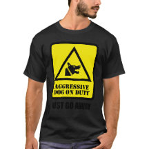 Chien agressif en service - Partez simplement