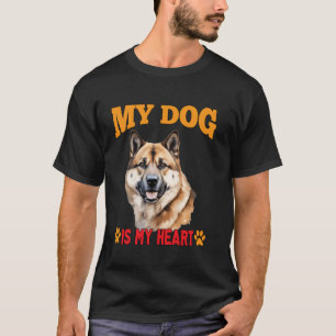 T-shirt Chien Akita Propriétaire de Chien Art de Chien Des