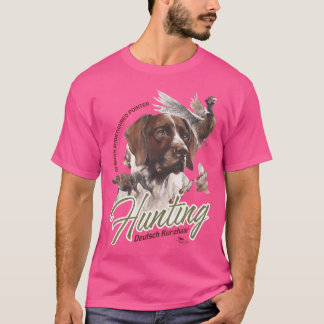 T-shirt Chien Allemand Pointeur Raccourci Gsp Chiens De Ch