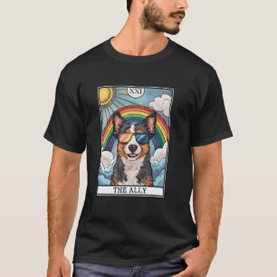 T-shirt Chien allié drôle Chien de bétail australien Lunet