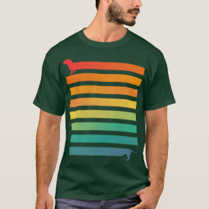 T-shirt Chien Ami Retro tenue Meilleur Ami Chien Dachshund