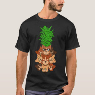 T-shirt Chien ananas Noir Mois d'histoire Melanin Afro Afr