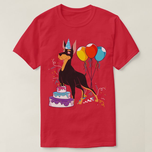 T-shirt Chien animal de compagnie fête d'anniversaire Amou (Design devant)