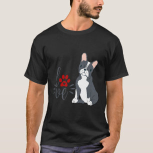 T-shirt Chien animal Terrier de Boston Terrier Chien Terri
