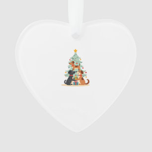 T-Shirt Chien Arbre de Noël Drôle Mignon Chiots X