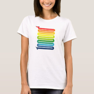T-shirt Chien arc-en-ciel