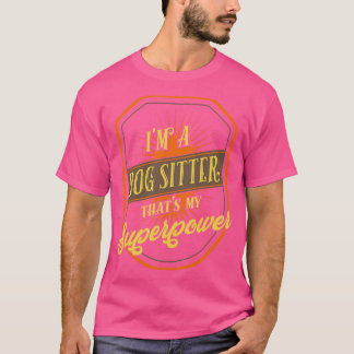 T-shirt Chien assis chien Sitter