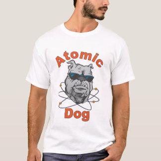 T-shirt Chien atomique - T-shirt/mâle blancs