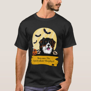 T-shirt chien Attention Le chien