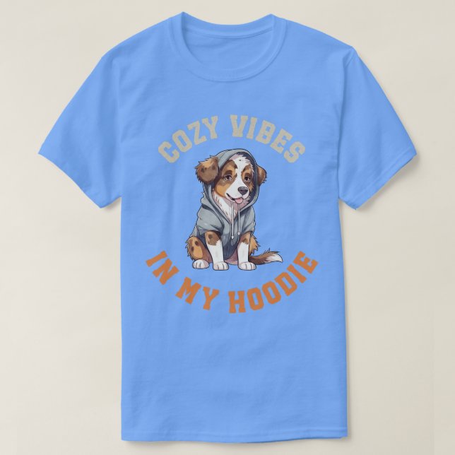 T-shirt Chien Aussie mignon 1 (Design devant)