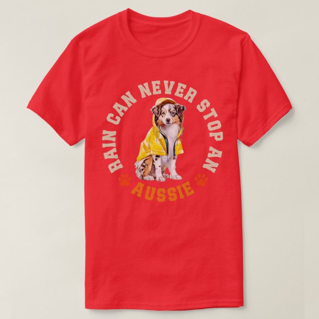 T-shirt Chien australien 4 (Design devant)