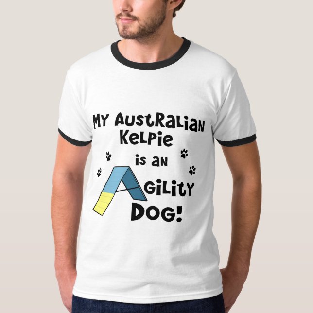 T-shirt Chien australien d'agilité de Kelpie (Devant)