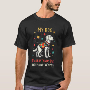 T-shirt Chien Autisme Sensibilisation Lien Unique Communic