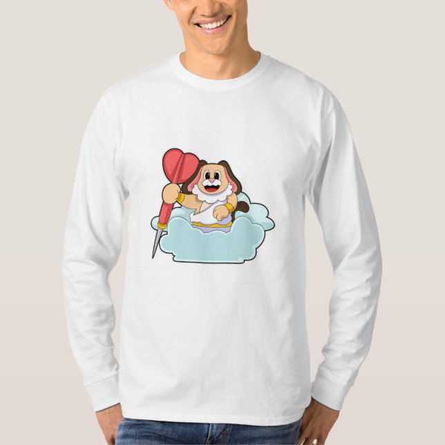 T-shirt Chien aux fléchettes avec Dart (Devant)