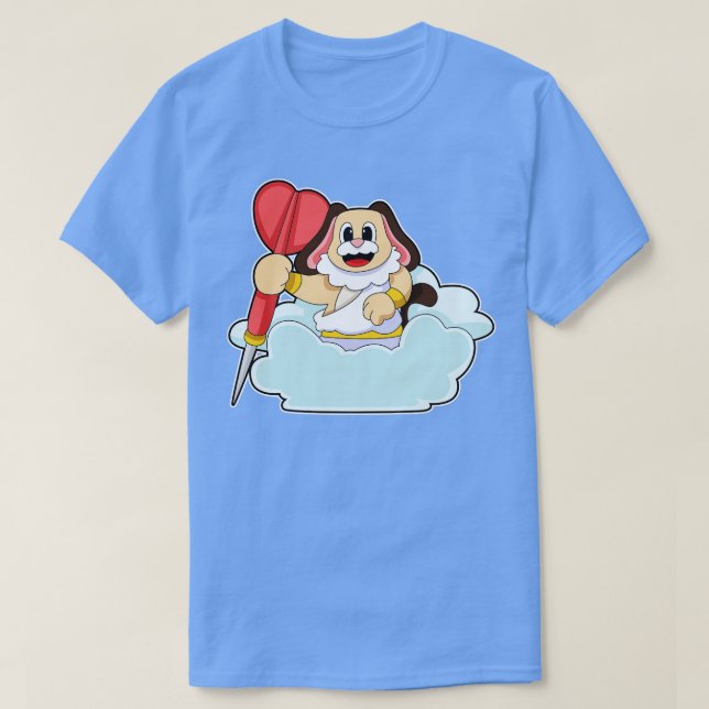 T-shirt Chien aux fléchettes avec Dart 2 (Design devant)