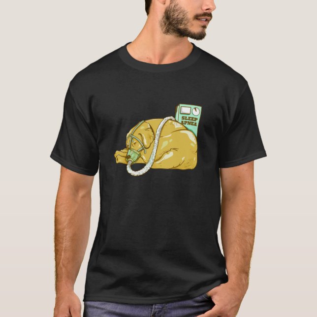 T-shirt Chien avec apnée du sommeil (Devant)