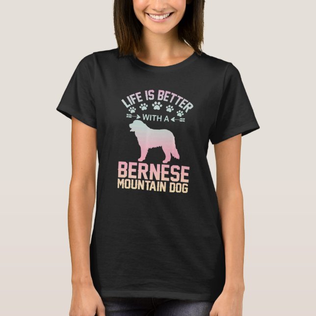 T-shirt Chien avec Bernese Mountain Dog 1 (Devant)