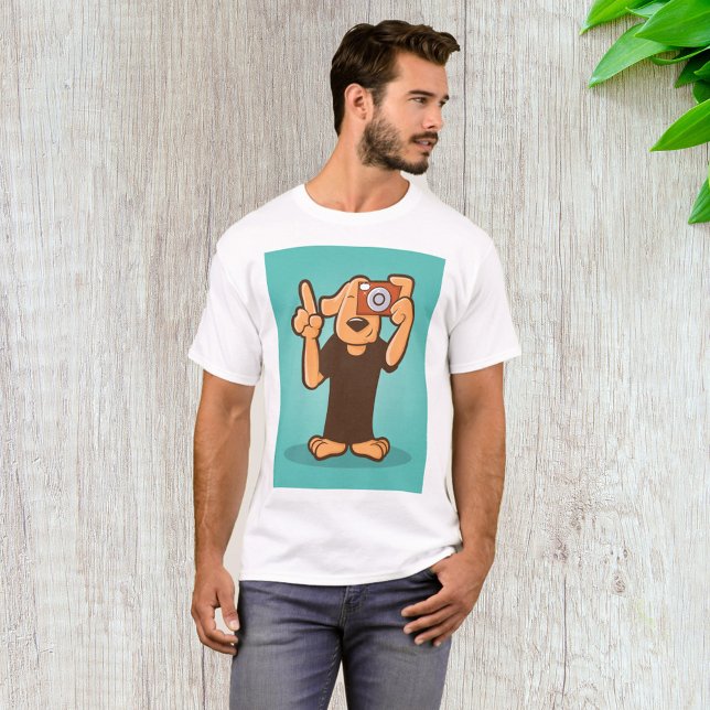 T-shirt Chien Avec Caméra (Créateur téléchargé)
