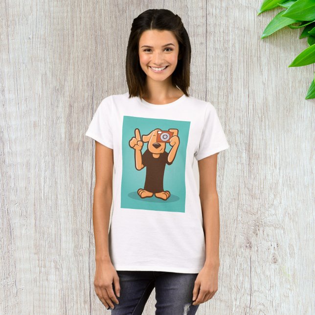 T-shirt Chien Avec Caméra (Créateur téléchargé)