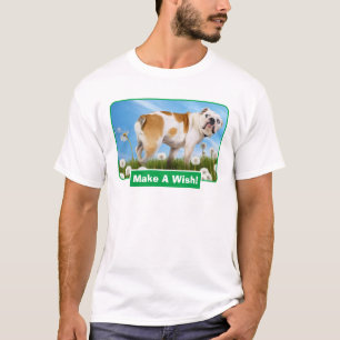 T-shirt Chien avec Dandelion