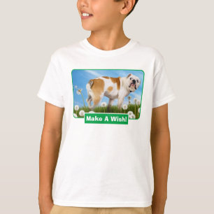 T-shirt Chien avec Dandelion