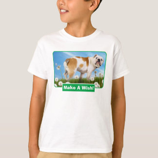 T-shirt Chien avec Dandelion