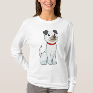 T-shirt Chien avec os