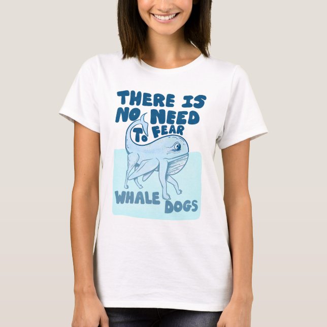 T-shirt Chien baleine créature drôle (Devant)