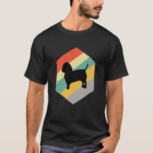 T-shirt Chien Basset Artesien Normand Design Vintage