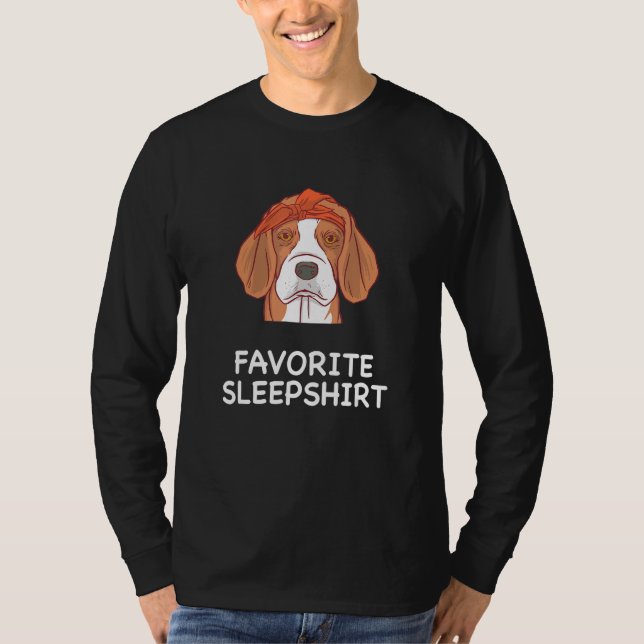T-shirt Chien beagle Chiens Chiens Nap Dormir Pyjama Pyjam (Devant)