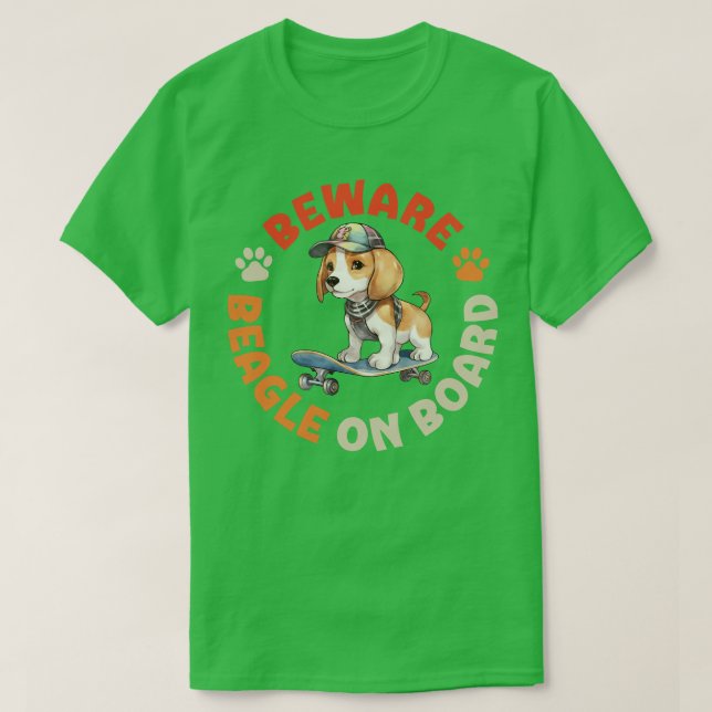T-shirt Chien Beagle mignon (Design devant)