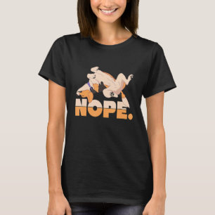 T-shirt Chien Beagle Nope Lazy