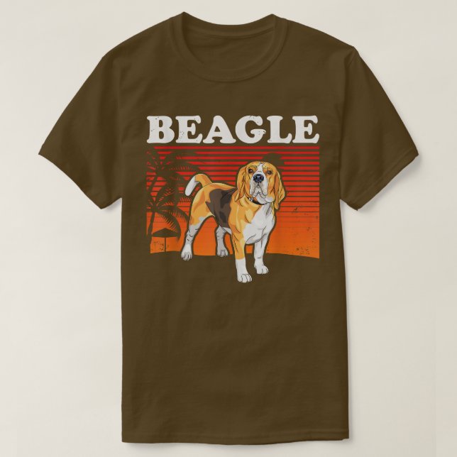 T-shirt Chien Beagle  Propriétaire de chien Beagle  (Design devant)
