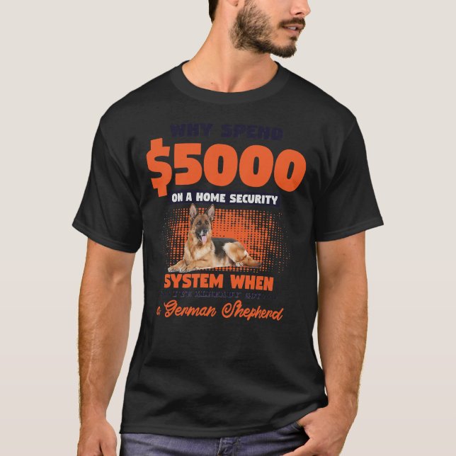 T-shirt Chien berger allemand (Devant)