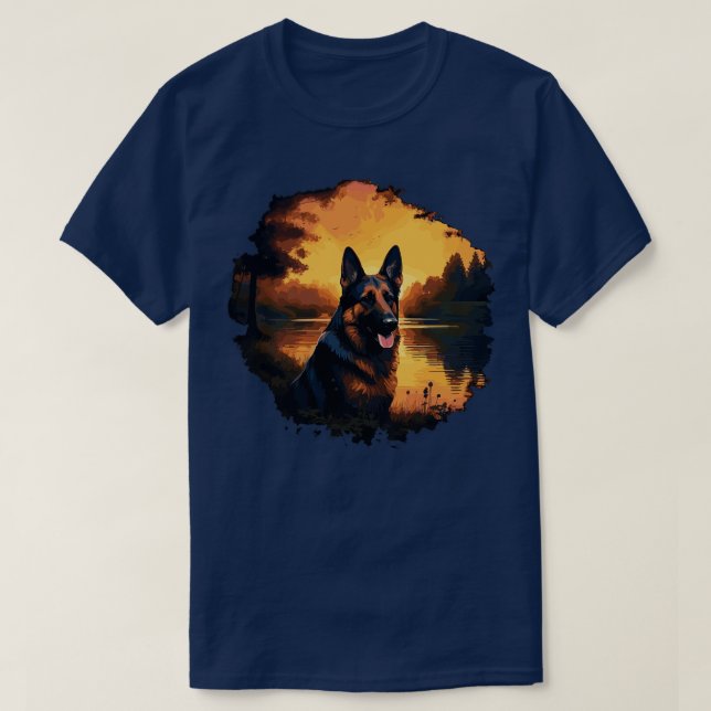 T-shirt Chien berger allemand 1 (Design devant)