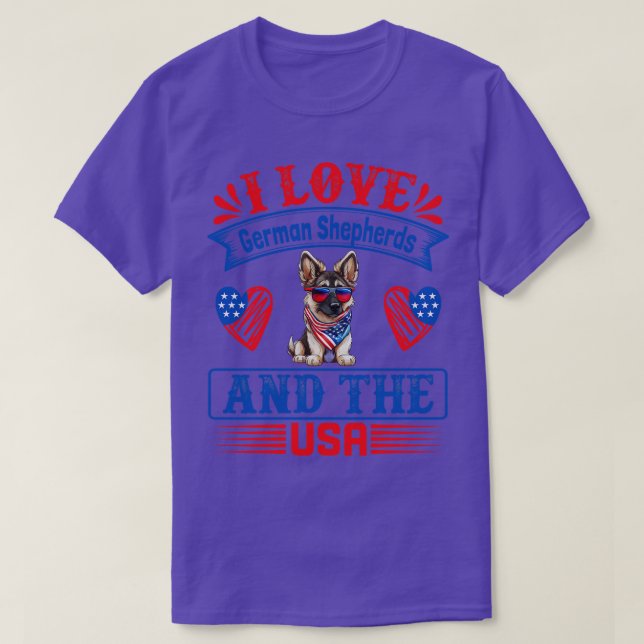 T-shirt Chien berger allemand 3 (Design devant)