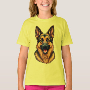 T-shirt Chien berger allemand - Amour de chien loyal et in