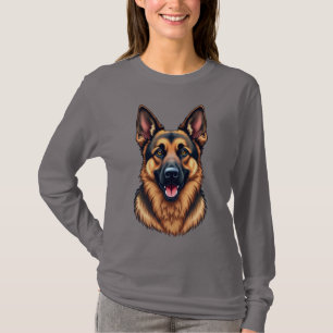 T-shirt Chien berger allemand - Amour de chien loyal et in