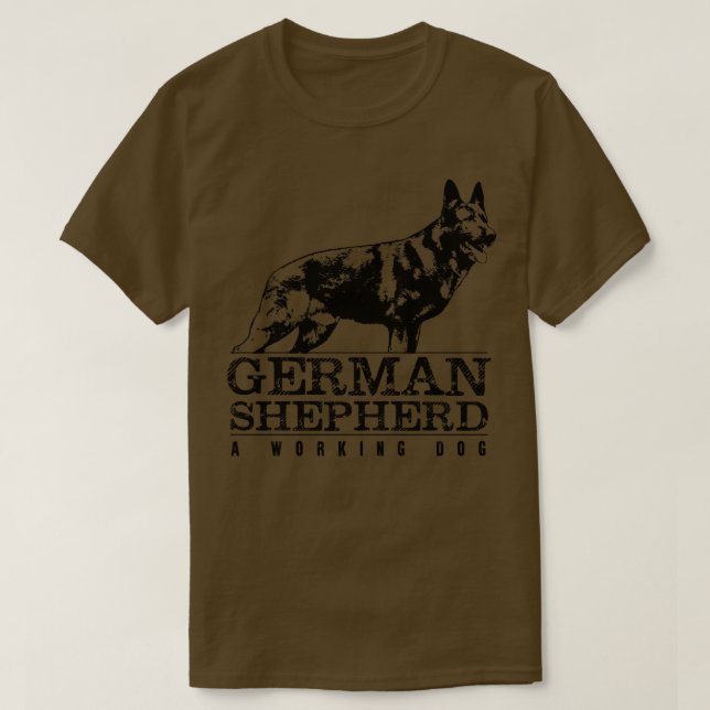 T-shirt Chien berger allemand GSD (13) (Design devant)