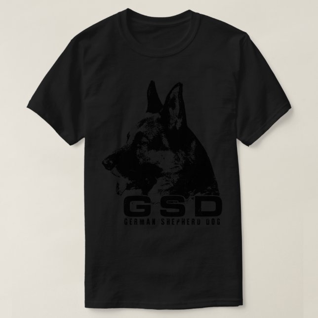 T-shirt Chien berger allemand GSD (21) (Design devant)