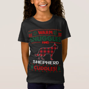 T-Shirt Chien berger allemand Pajama de Noël Moche Christm