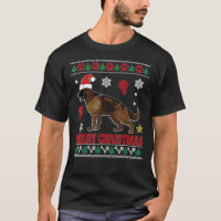 Chien berger allemand Père Noël Sweater Costume Me
