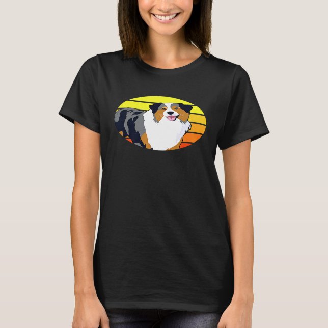 T-shirt Chien berger australien (Devant)