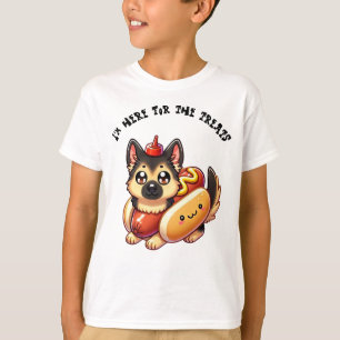 T-shirt Chien berger en costume de chien chaud, drôle d'Ha