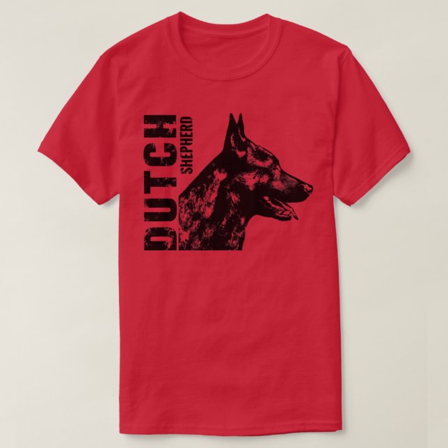 T-shirt Chien berger néerlandais 4 (Design devant)